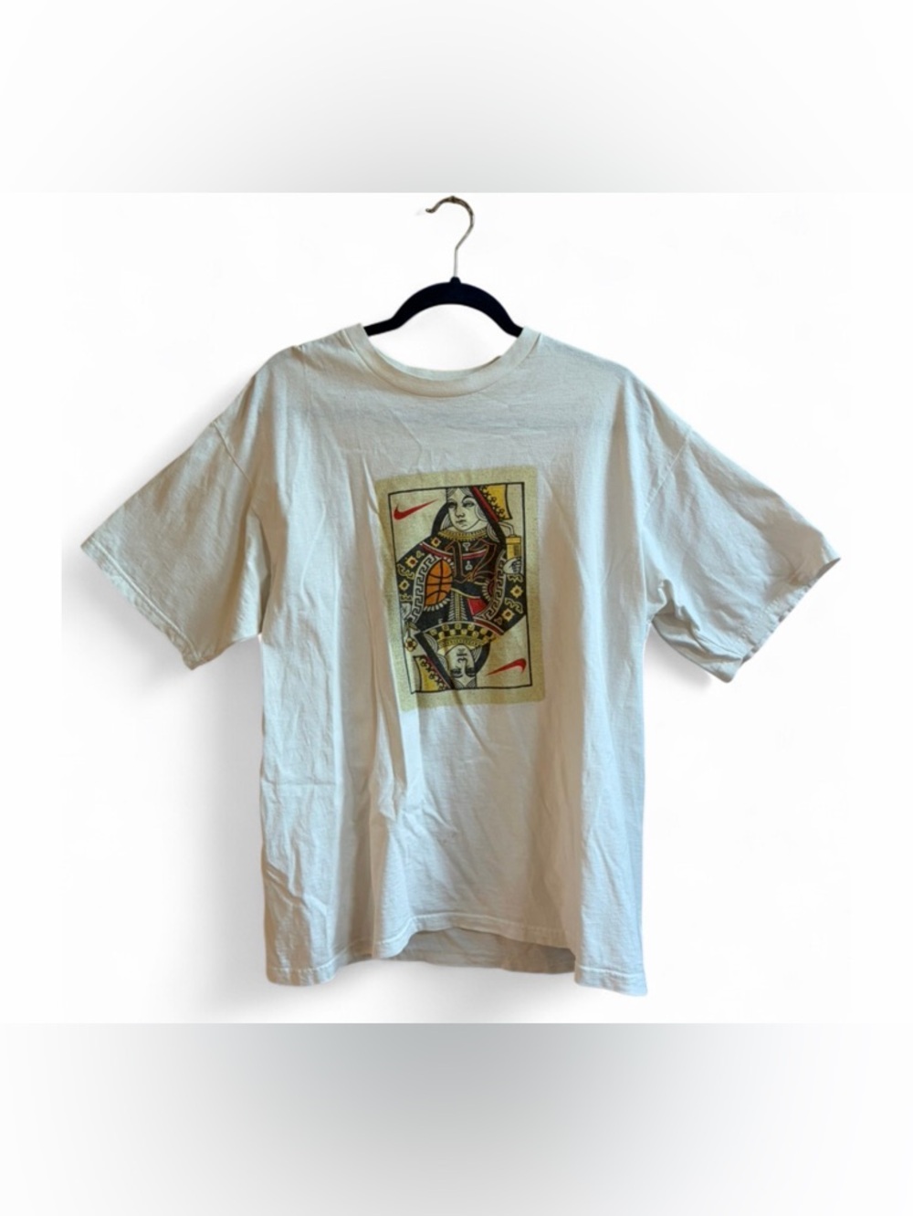 Vintage Nike I'm the Queen of this Court Jack Short Sleeve Graphic T-Shirt Top